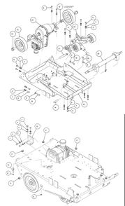 Section 28 Diagram and Parts List for MK-4020KB 167420-20 MK Diamond Concrete Saw